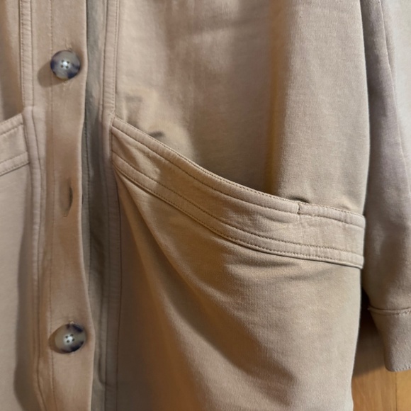 Jill Women's Knit Barn Coat (Camel - Mustard Yellow) Small - Picture 6 of 7